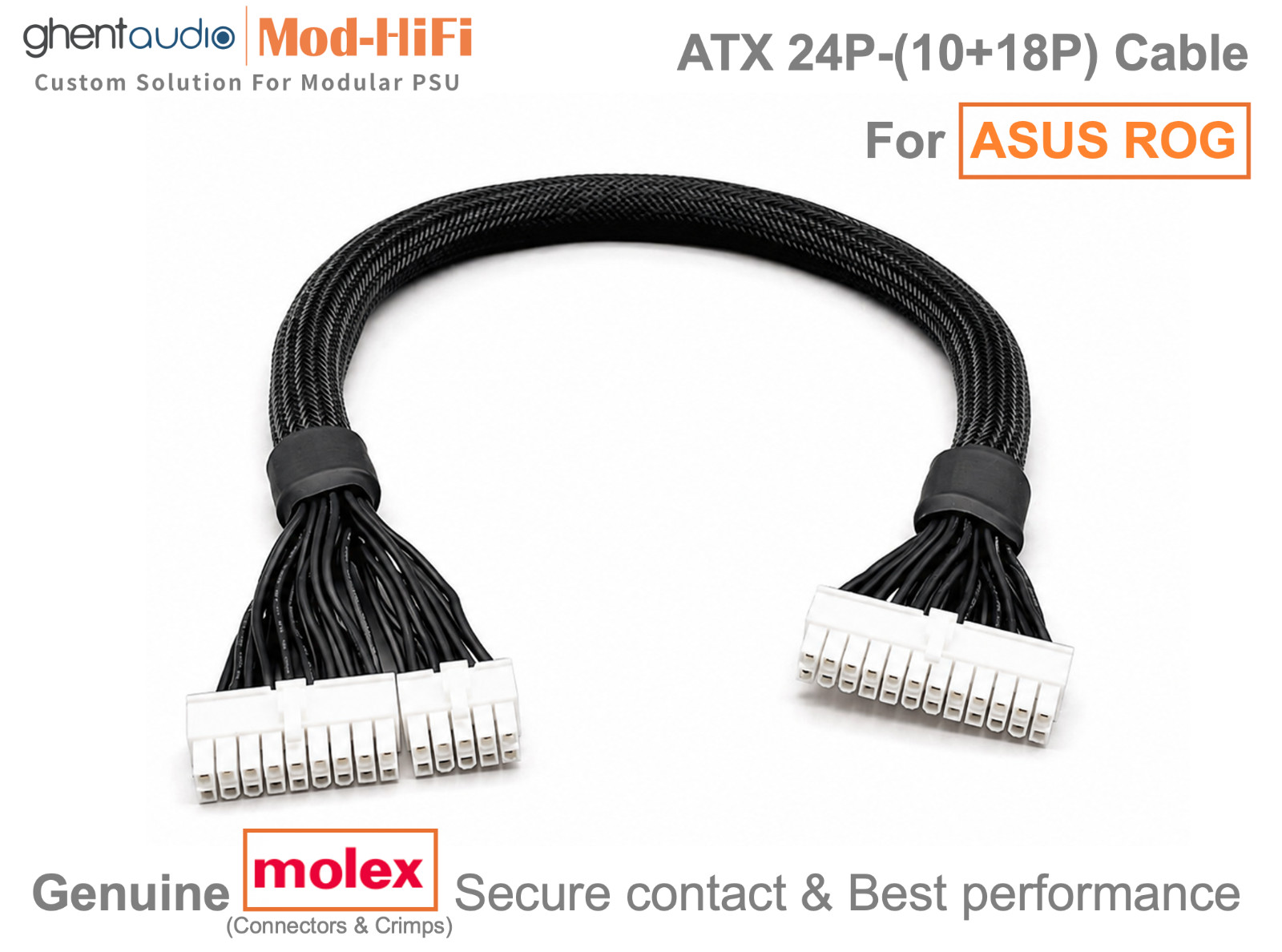 ⚡️ATX 24-Pin Cable for ASUS ROG THOR Platinum 1200W - 📏60cm / 24 inch