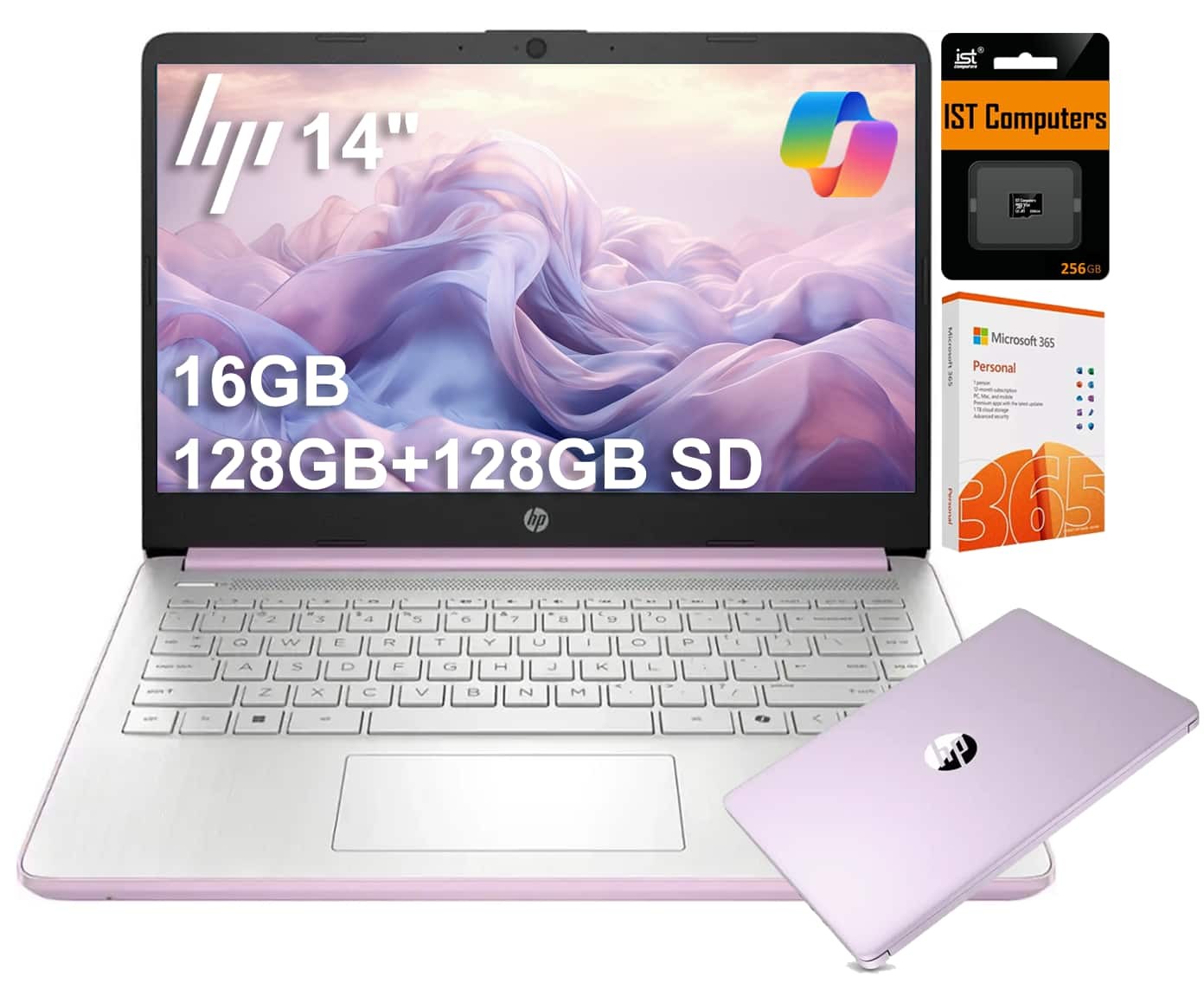 HP - Upgraded - 14 in Ultra-Light - Intel Processor N150 2025 - 16GB Memory