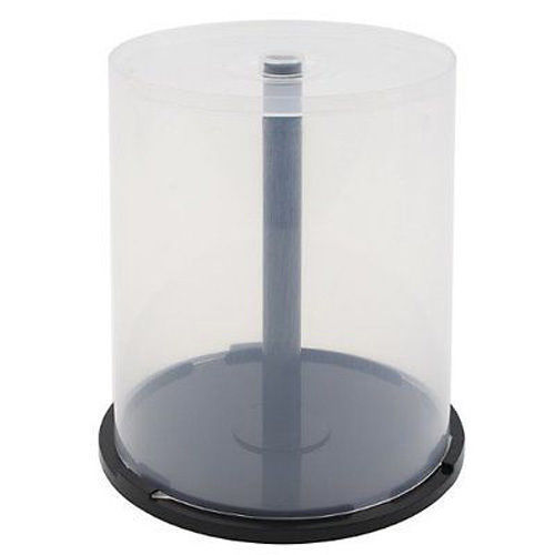 6 (Six) 100 Disc Capacity Cake Box for CD DVD Storage Case Spindle