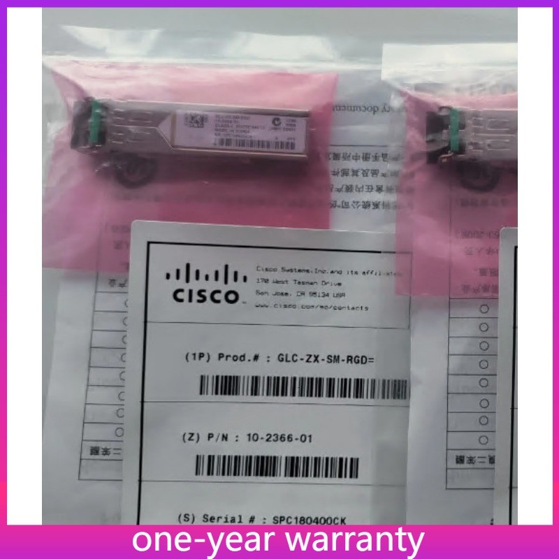 GLC-ZX-SM-RGD 1000BASE- Cisco ZX SFP Modules 70KM (Brand New Sealed)