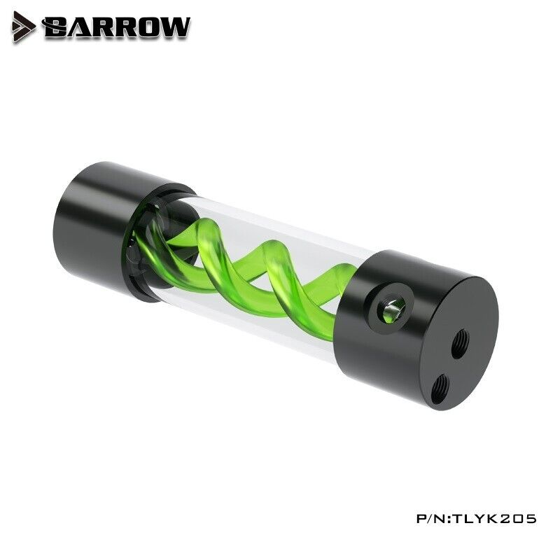 Barrow T-VIRUS Acrylic Double Helix Reservoir 205mm x 50mm TLYK205 Green Helix