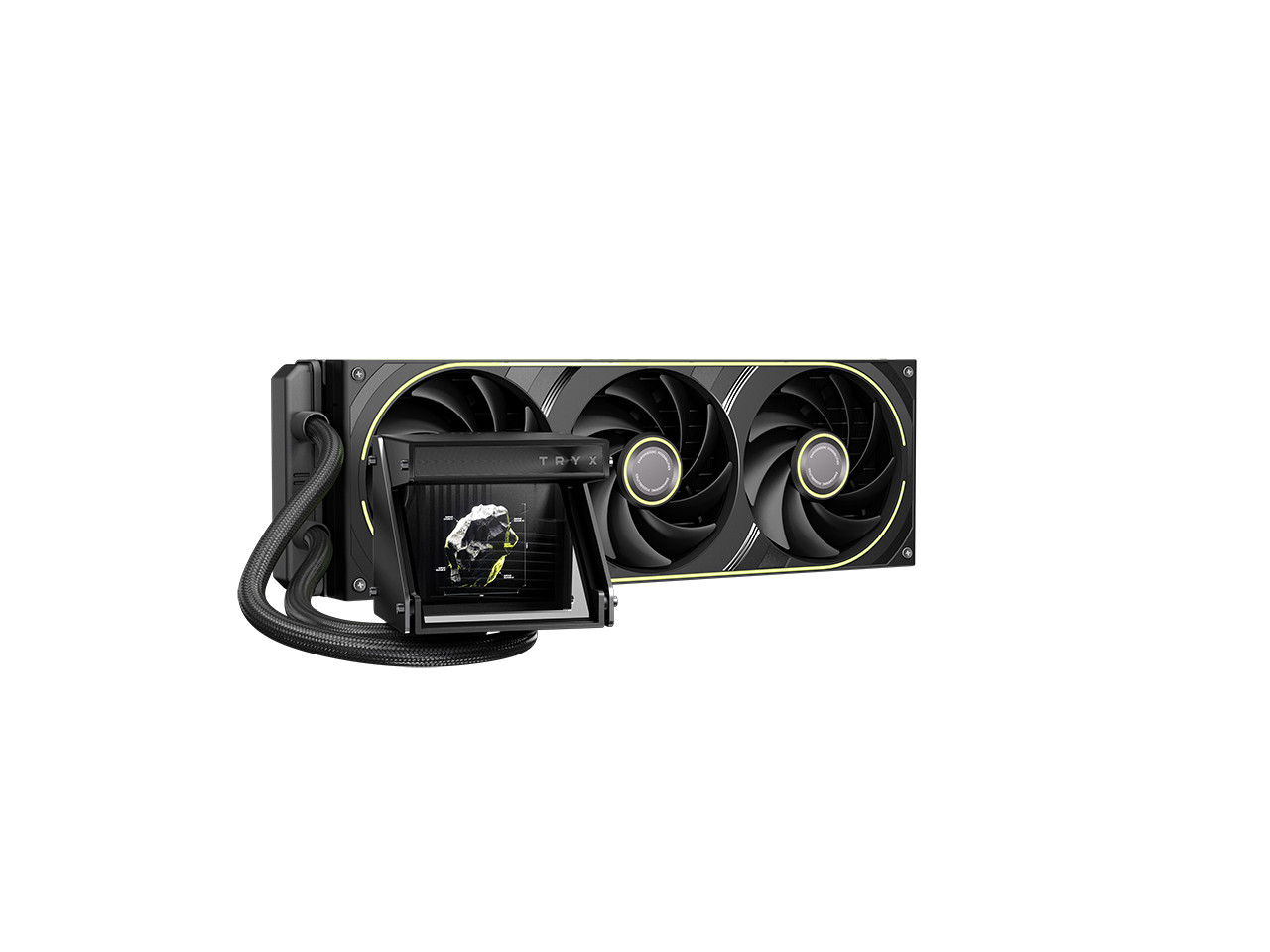 TRYX Holo 360mm AIO Holographic Visual GIPHY Built-in Asetek 280w TDP 7th Gen