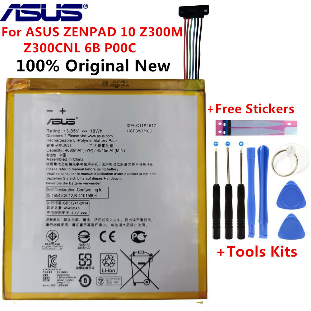 High Quality Battery c11p1517 For ASUS Zenpad 10 Z300M Z300CNL Z301MFL P028 P00L