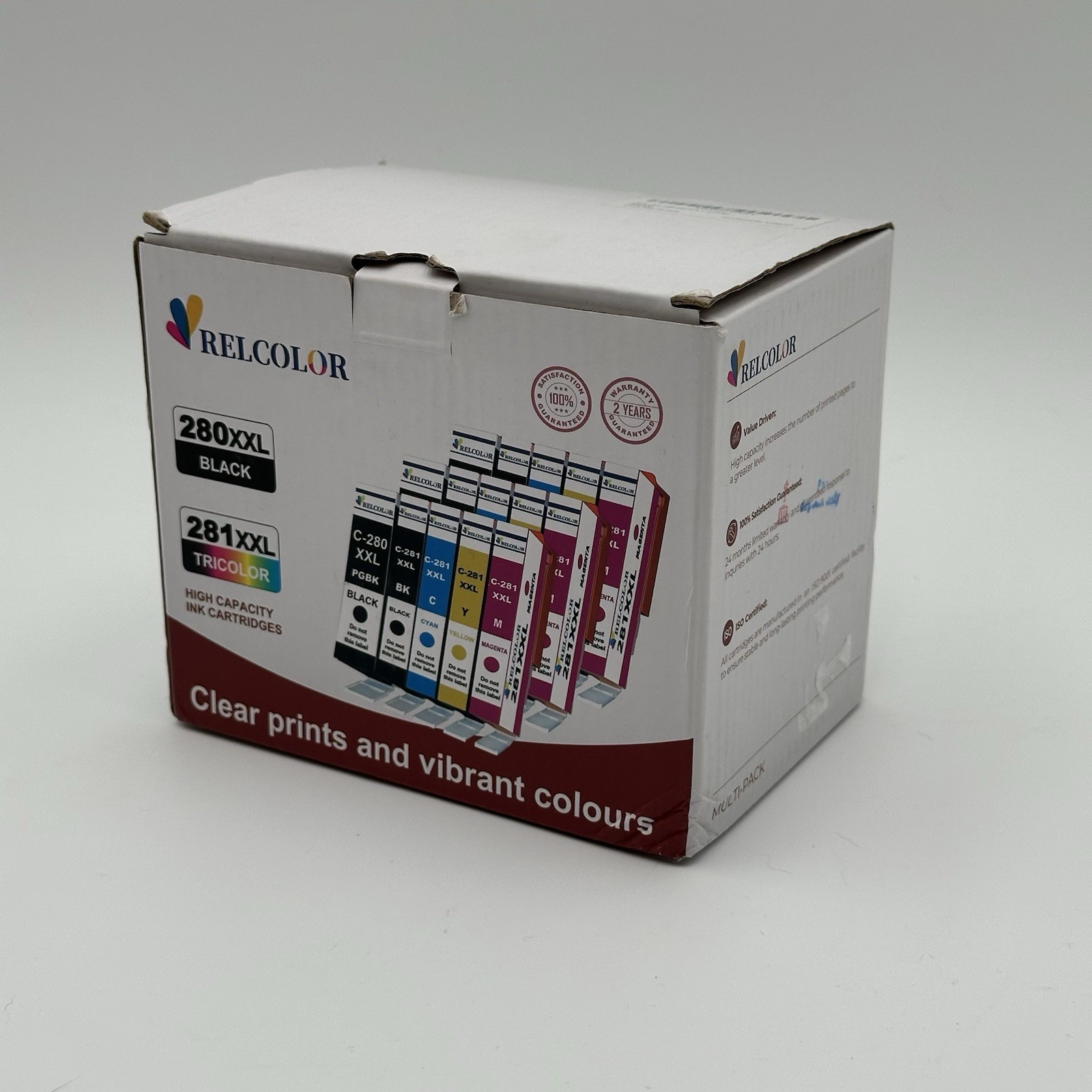 RELCOLOR 280XXL 281XXL 15 Pack Ink Cartridges for Canon PGI CLI New Open Box