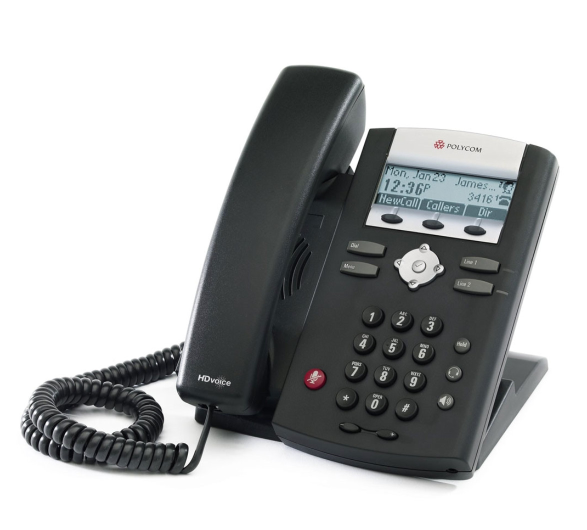 Polycom SoundPoint IP 335 HD Corded VoIP Phone Officr Business Phone
