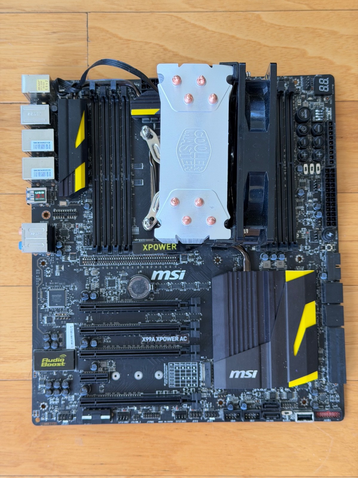 *READ* MSI X99A XPOWER AC mobo with 14 core Xeon CPU Intel Xeon E5-2680 v4