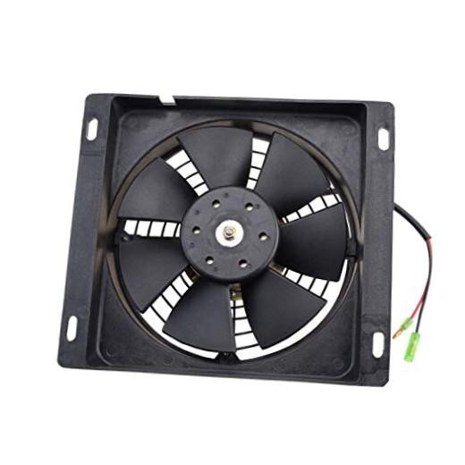 12V DC Square Radiator Cooling Fan Replacement for 250cc Warter Cooled Engine