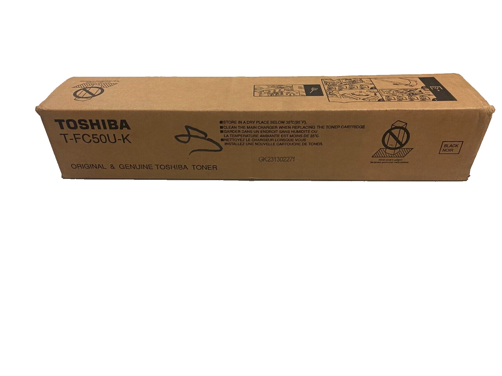Toshiba T-FC50U-K CMYK Factory Original Toner Cartridge - Black Brand New