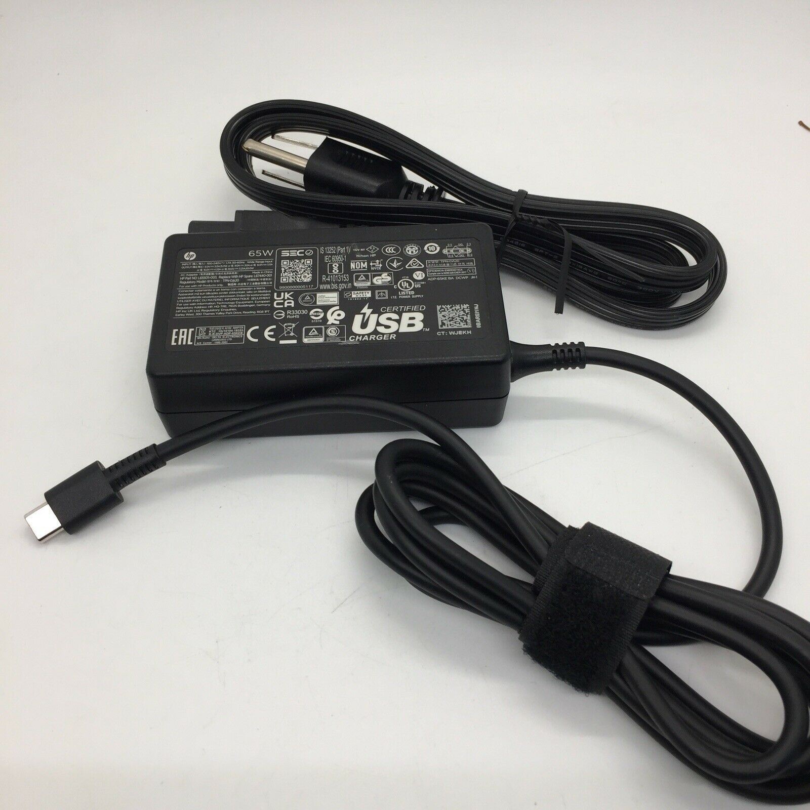 Genuine HP Laptop Charger AC Power Adapter L65505-003 L67440-001 USB-C 65W