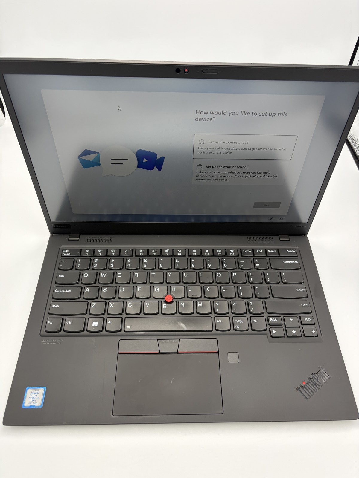 Lenovo 7th Generation X1 Carbon (2019) Intel(R) Core(TM) i5-8365U CPU @ 1.60GHz