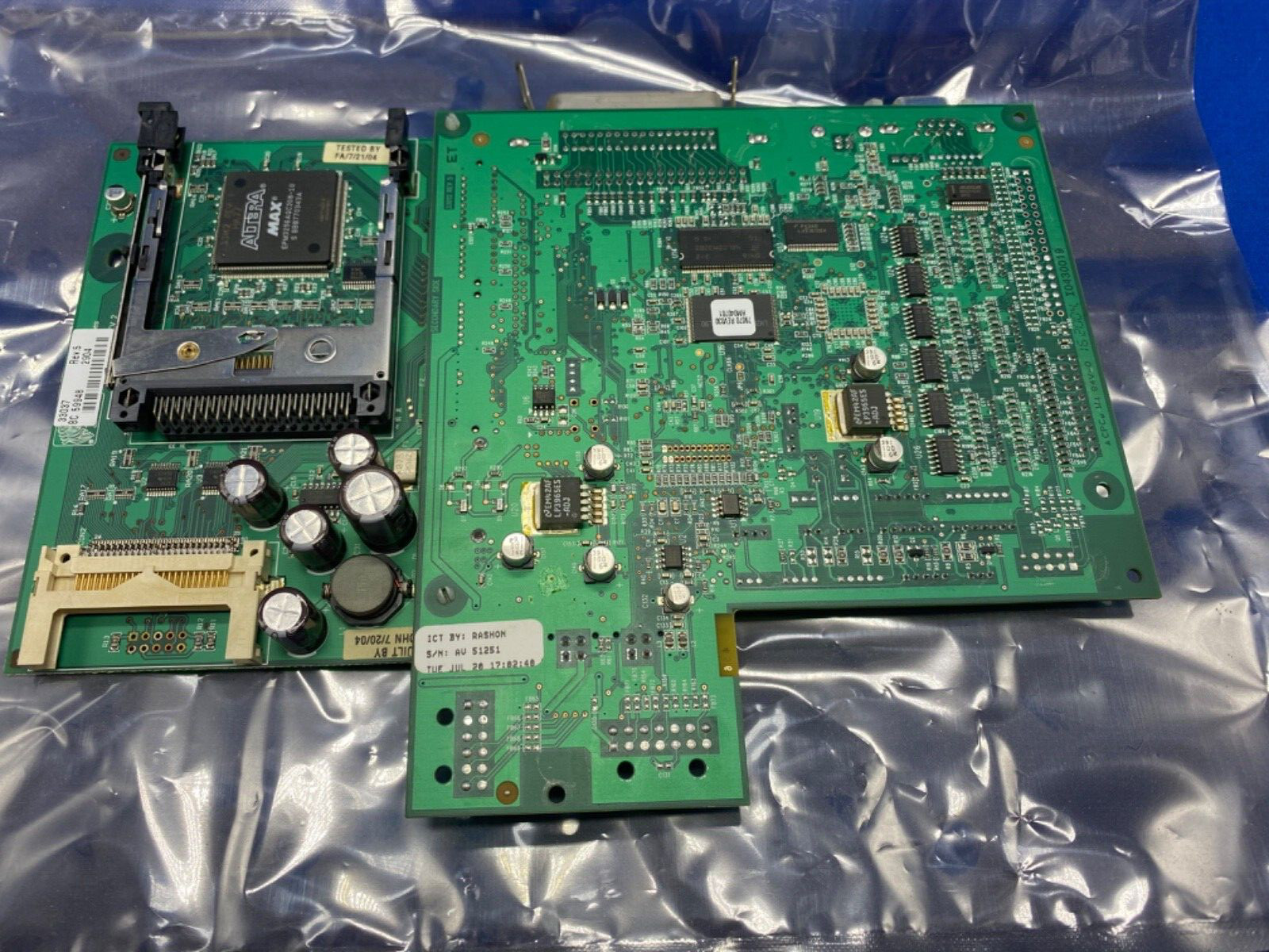 Zebra printer 140Xi III series Main Logic board 33008 and 33037
