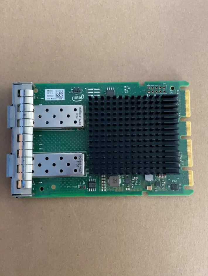 Used Dell R7525/R750 Intel X710-DA2 10GbE SFP+OCP 3.0 Network Card YJYK1 0YJYK1