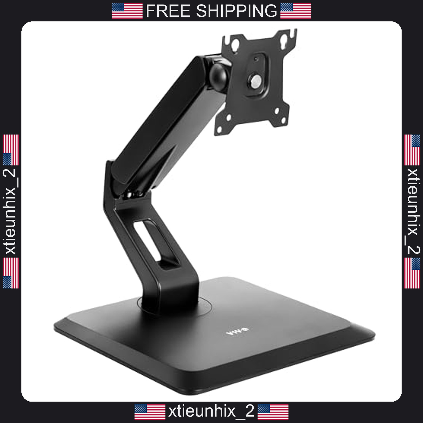 Monitor Mount Stand for 17-32 Inch Screens VESA Adjustable Pneumatic Arm
