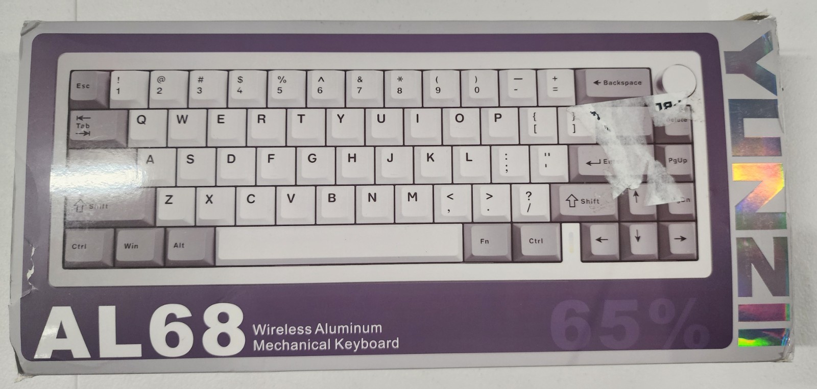 YUNZII AL68 Wireless Mechanical Keyboard 65%,QMK/VIA Aluminum Keyboard,Hot Sw...