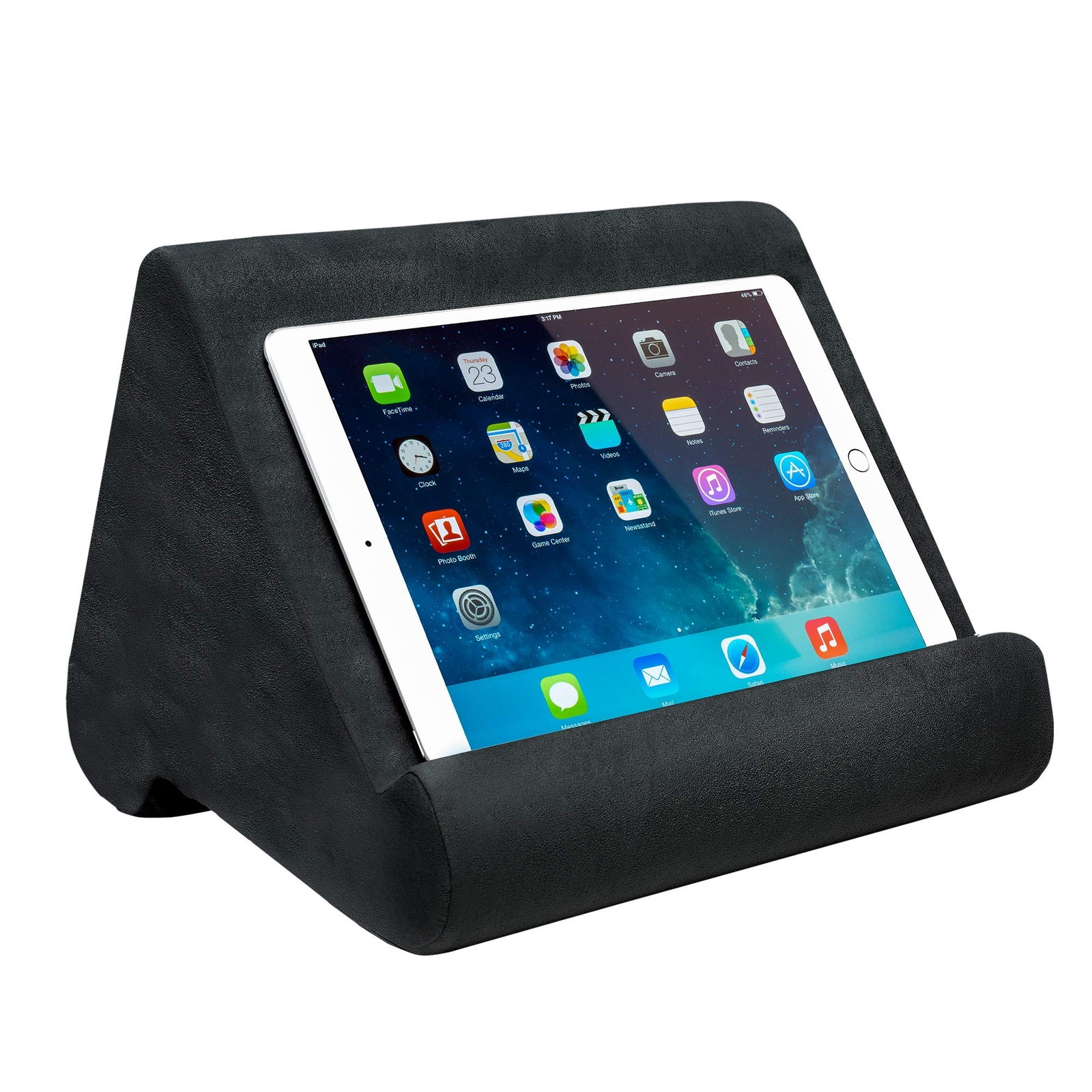 Ontel Pillow Pad Ultra Multi-Angle Soft Tablet Stand Gray - Comfortable Angle...