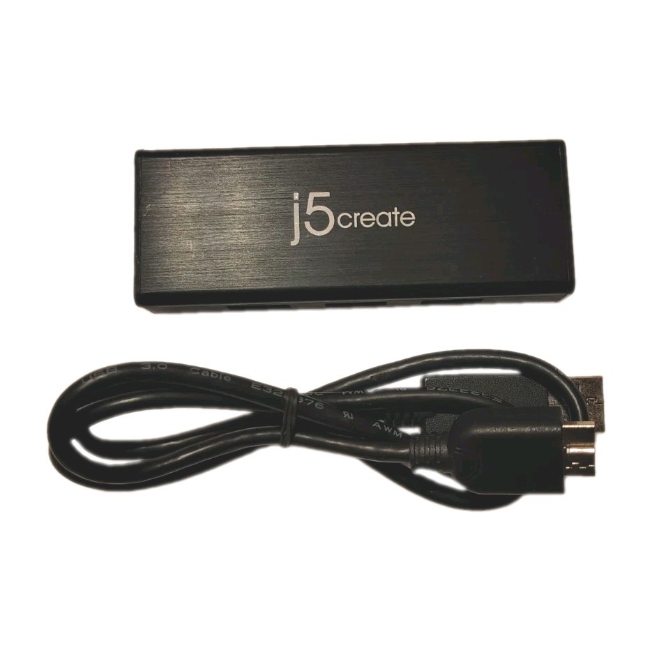 j5create JUH340 4-Port USB 3.0 Hub w/ USB Cable Working Model No JUH340