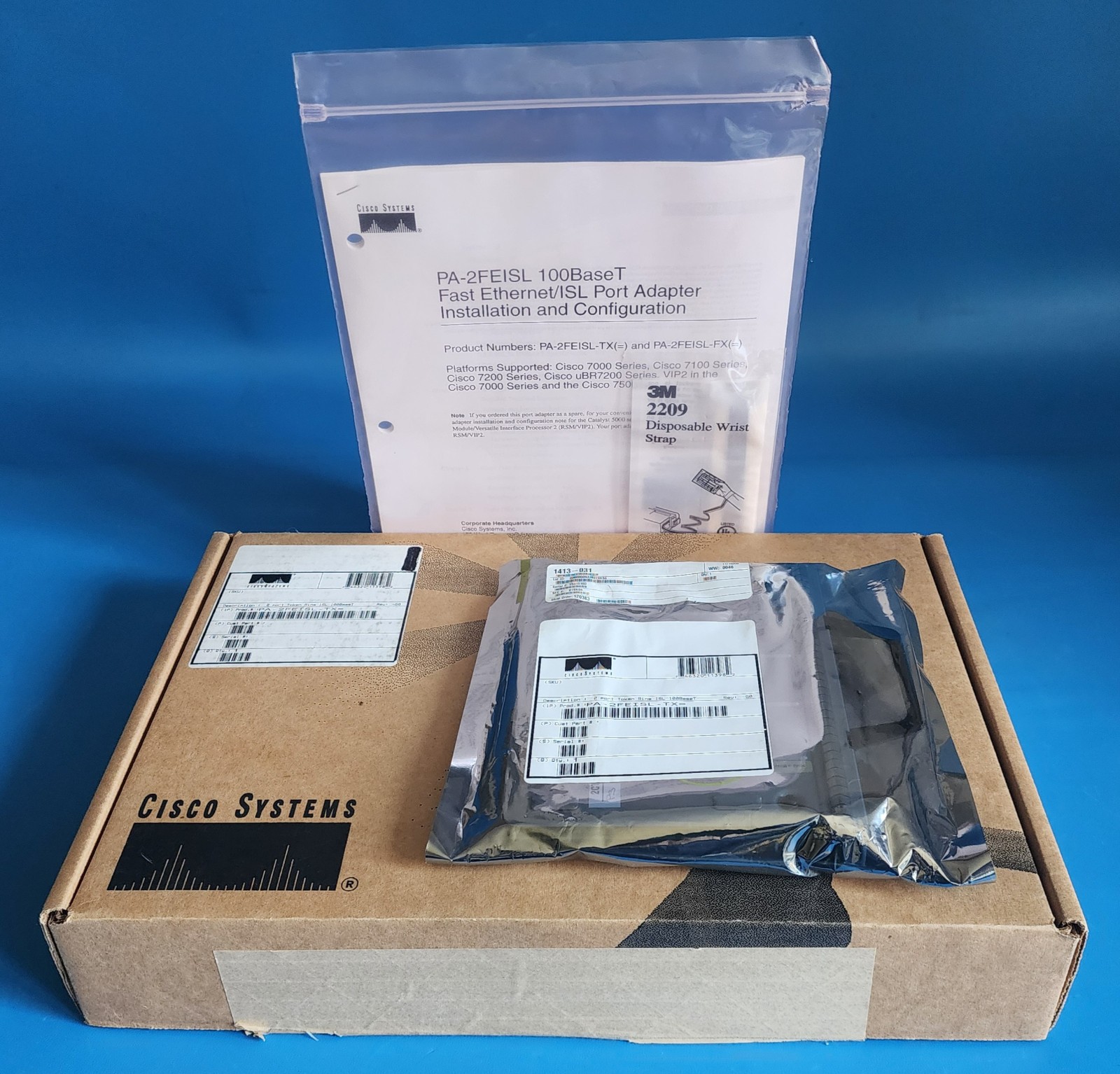 Cisco PA-2FEISL-TX 2-Port Fast Ethernet ISL Port Adapter 800-03102-03 New In Box