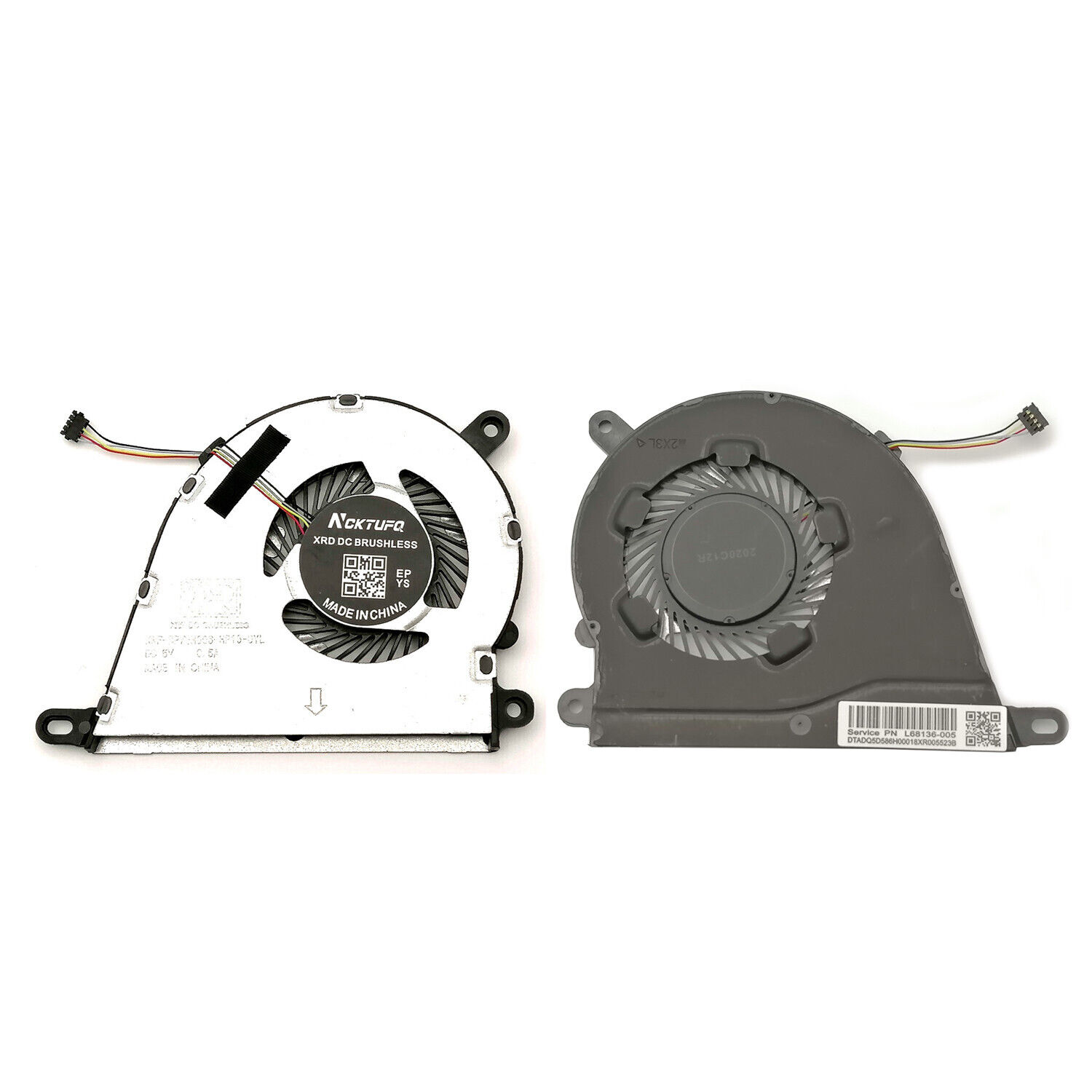 CPU Cooling Fan For HP 15-DY 15s-FQ 14-DQ 14S-DQ 15-EF L68134-001