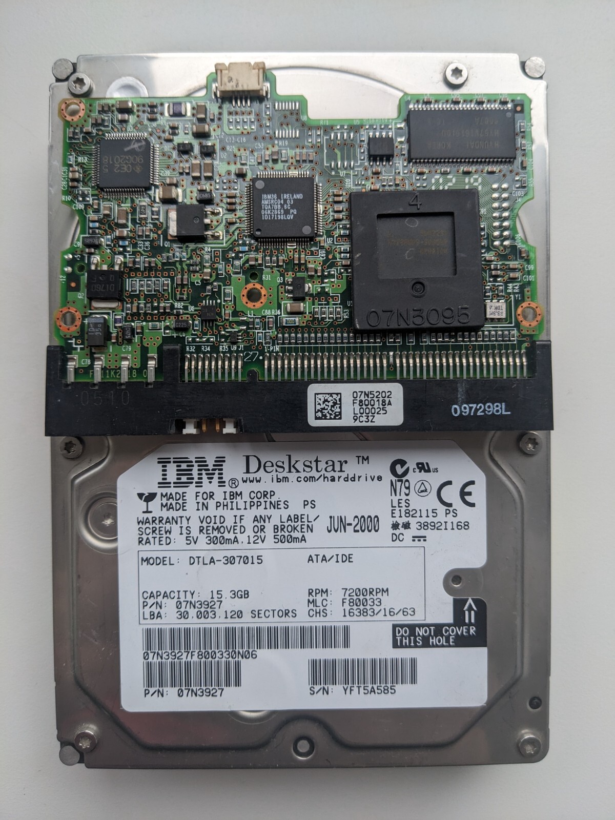 IBM DTLA-307015 HDD Board Only