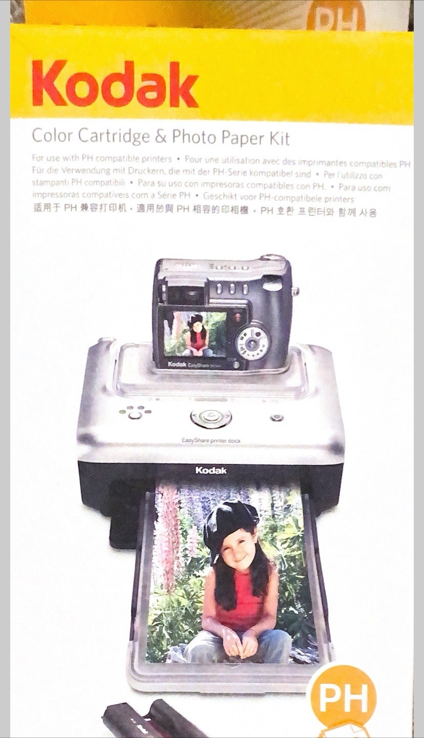 Kodak PH-40 Color Cartridge & Photo Paper Kit 40 4x6 New