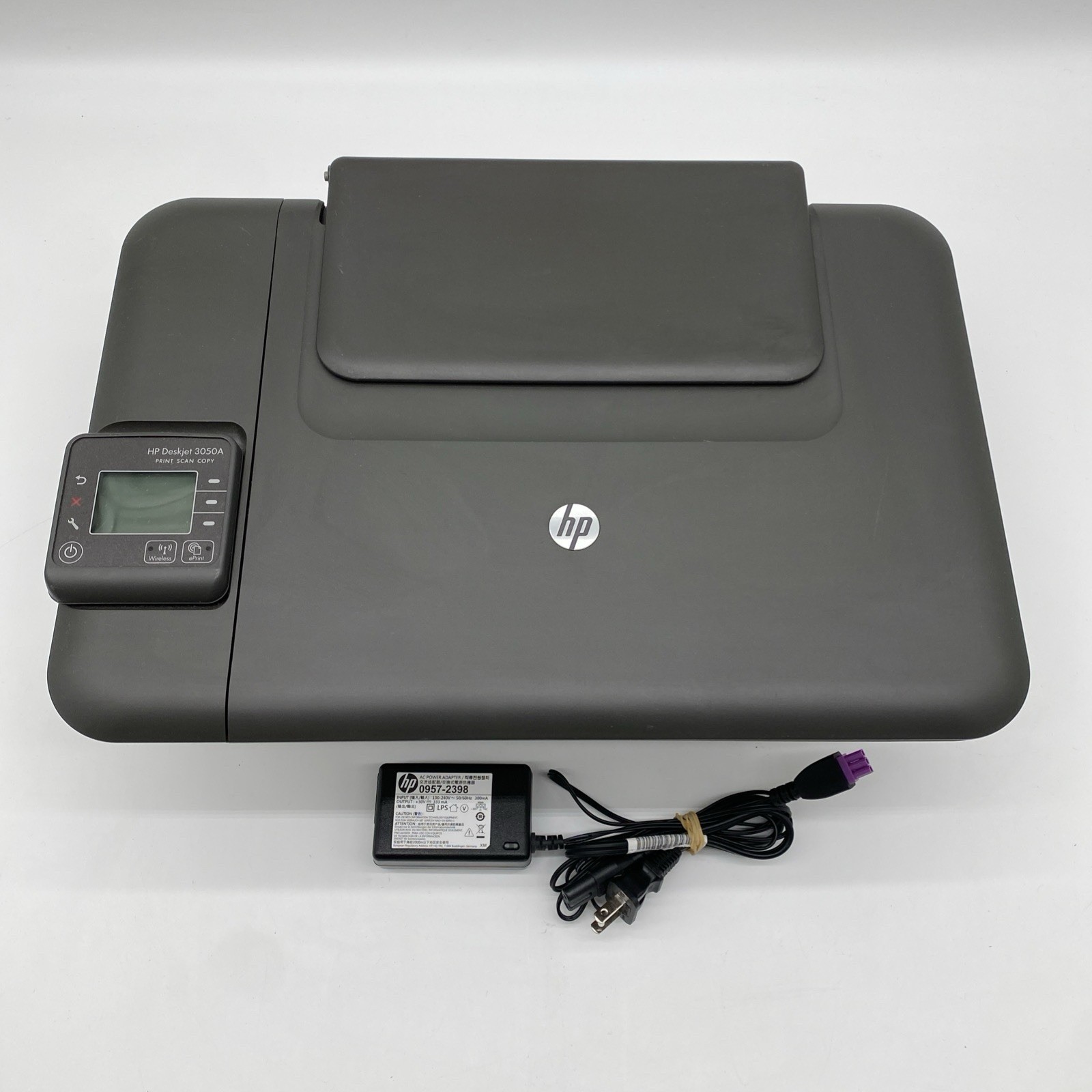 HP Deskjet 3050A All-In-One Printer J611 Print Scan Copy Tested Works Ink 80%