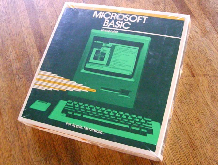 Vintage Apple Macintosh Microsoft BASIC Interpreter OEM Sealed NOS ver 1.01