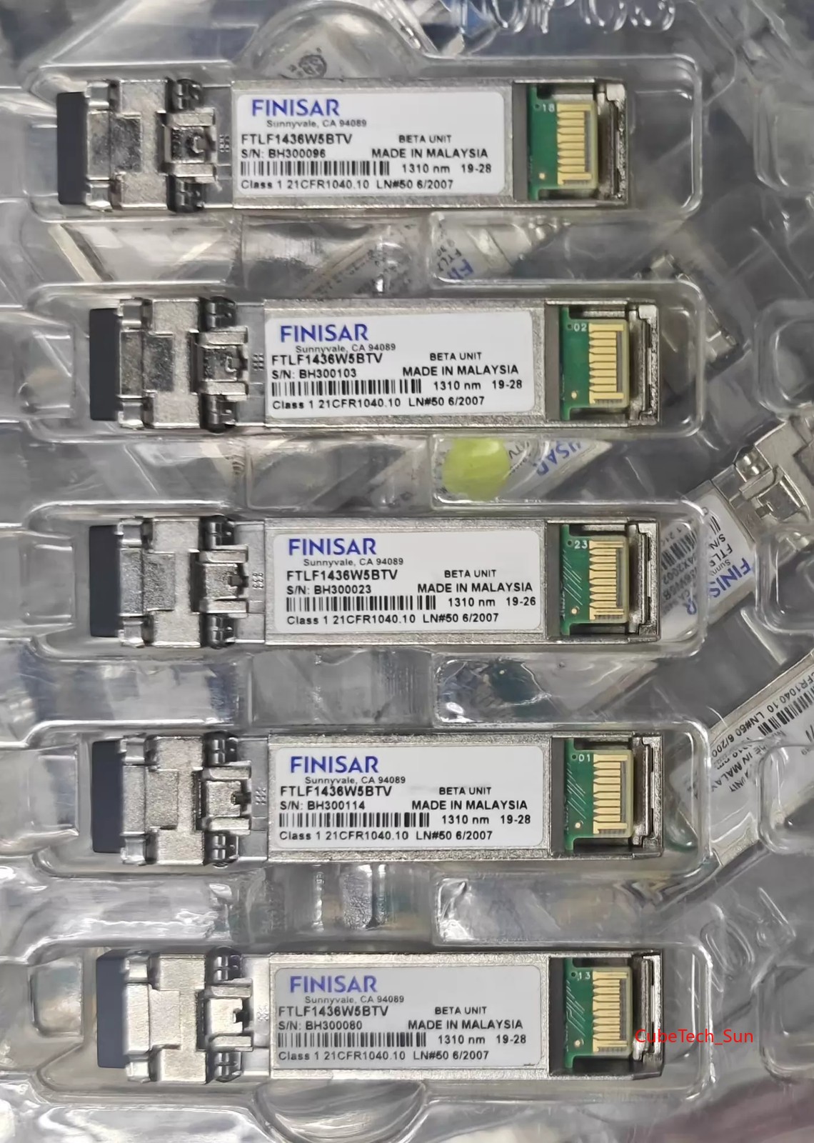 1PC Original FINISAR FTLF1436W5BTV 25G LR 10KM 1310nm SFP28 Transceiver