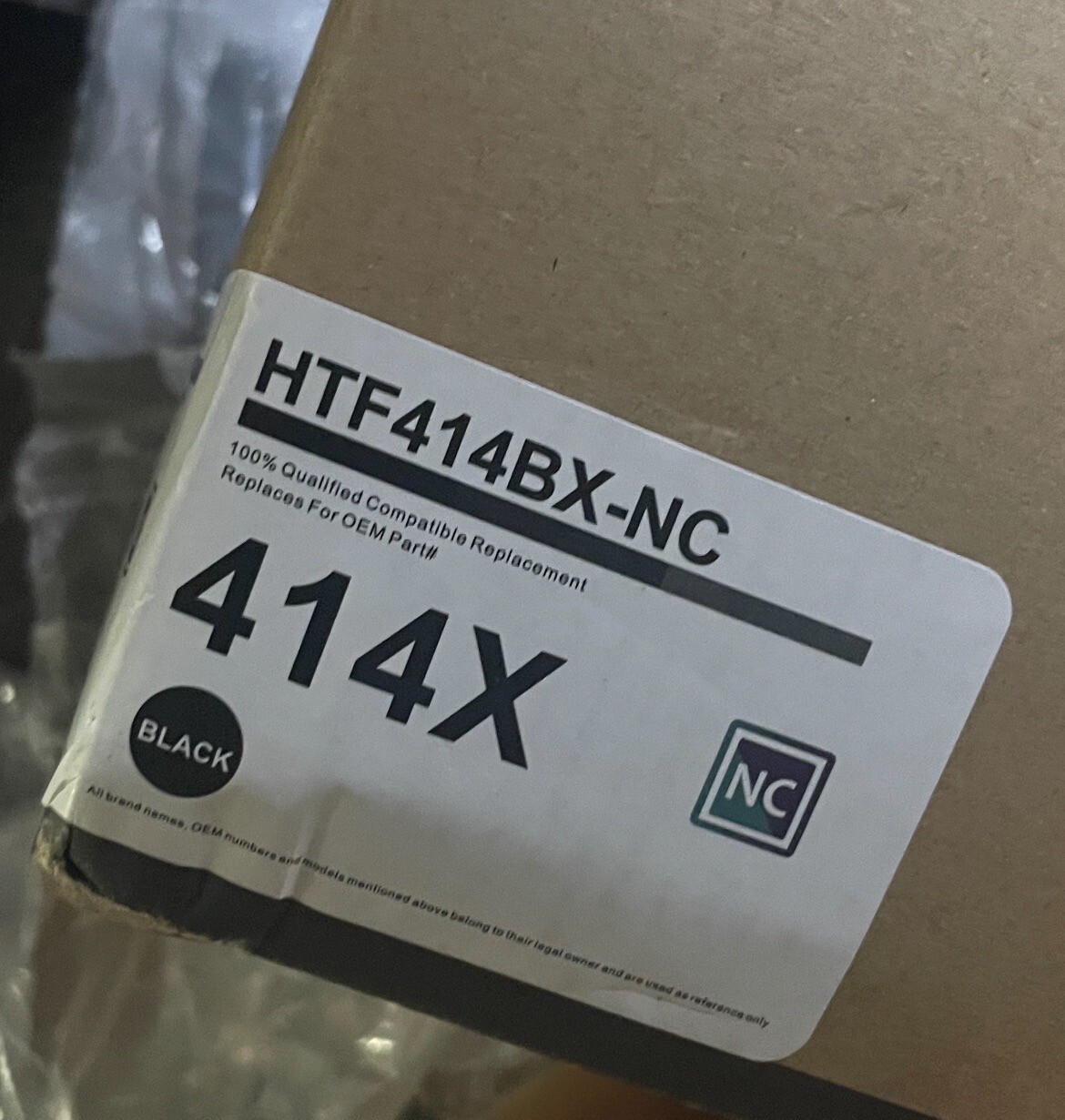 HTF414BX-NC Black Tonner Cartridge