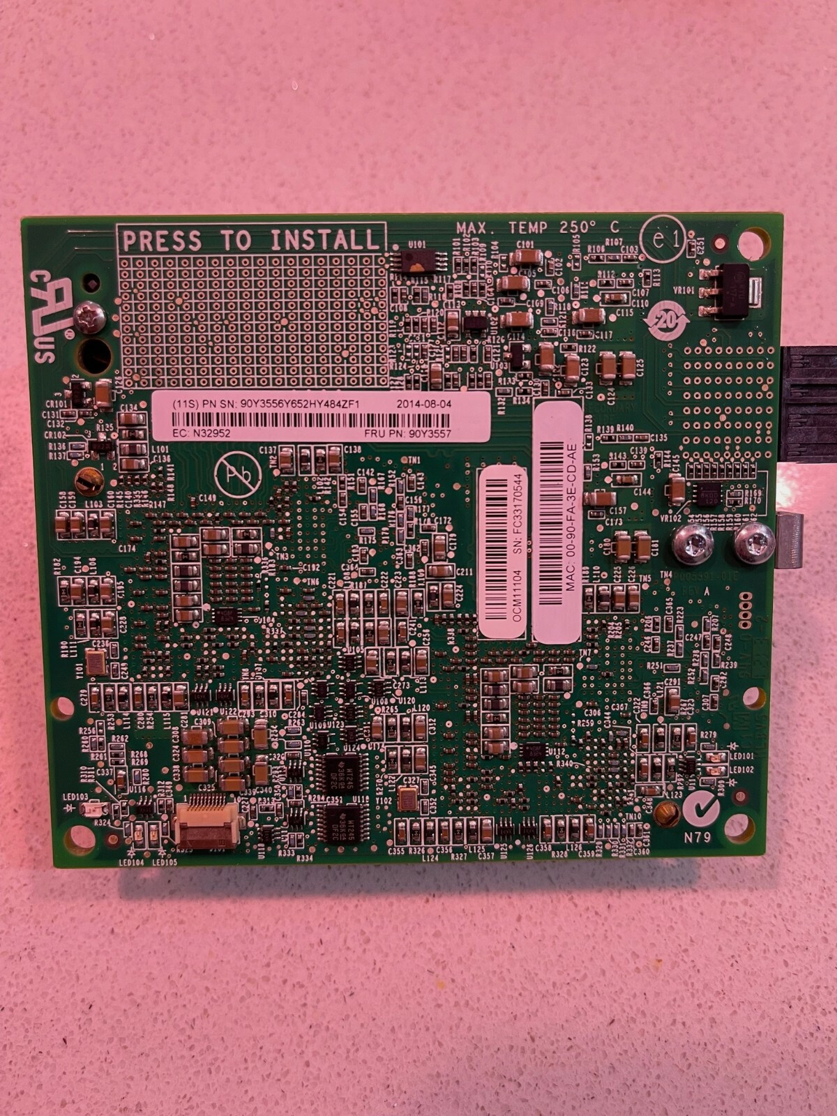 LENOVO IBM 90Y3557 Flex System CN4054 10Gb Virtual Fabric Card Free Freight