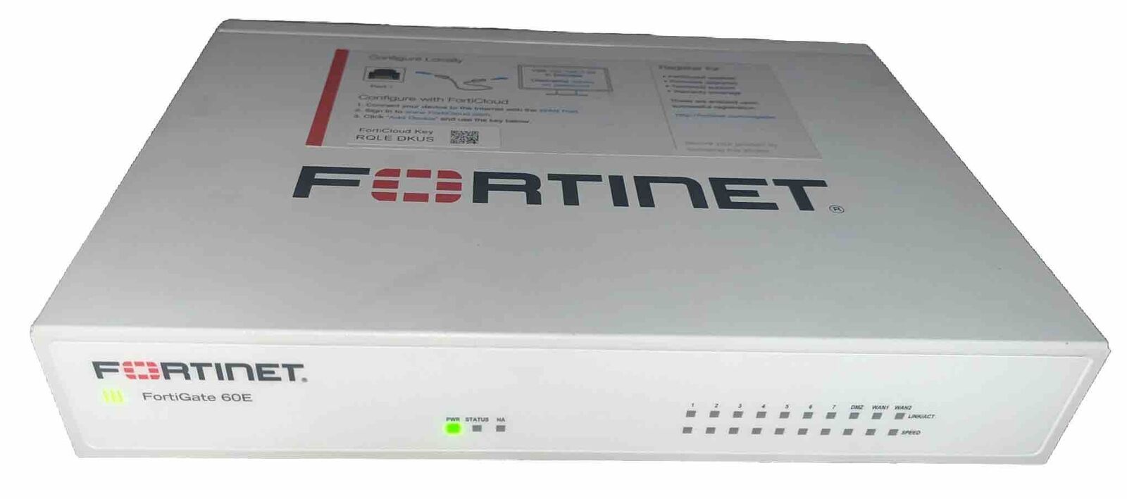 Fortinet FortiGate 60E Network Security Firewall No Power Cord