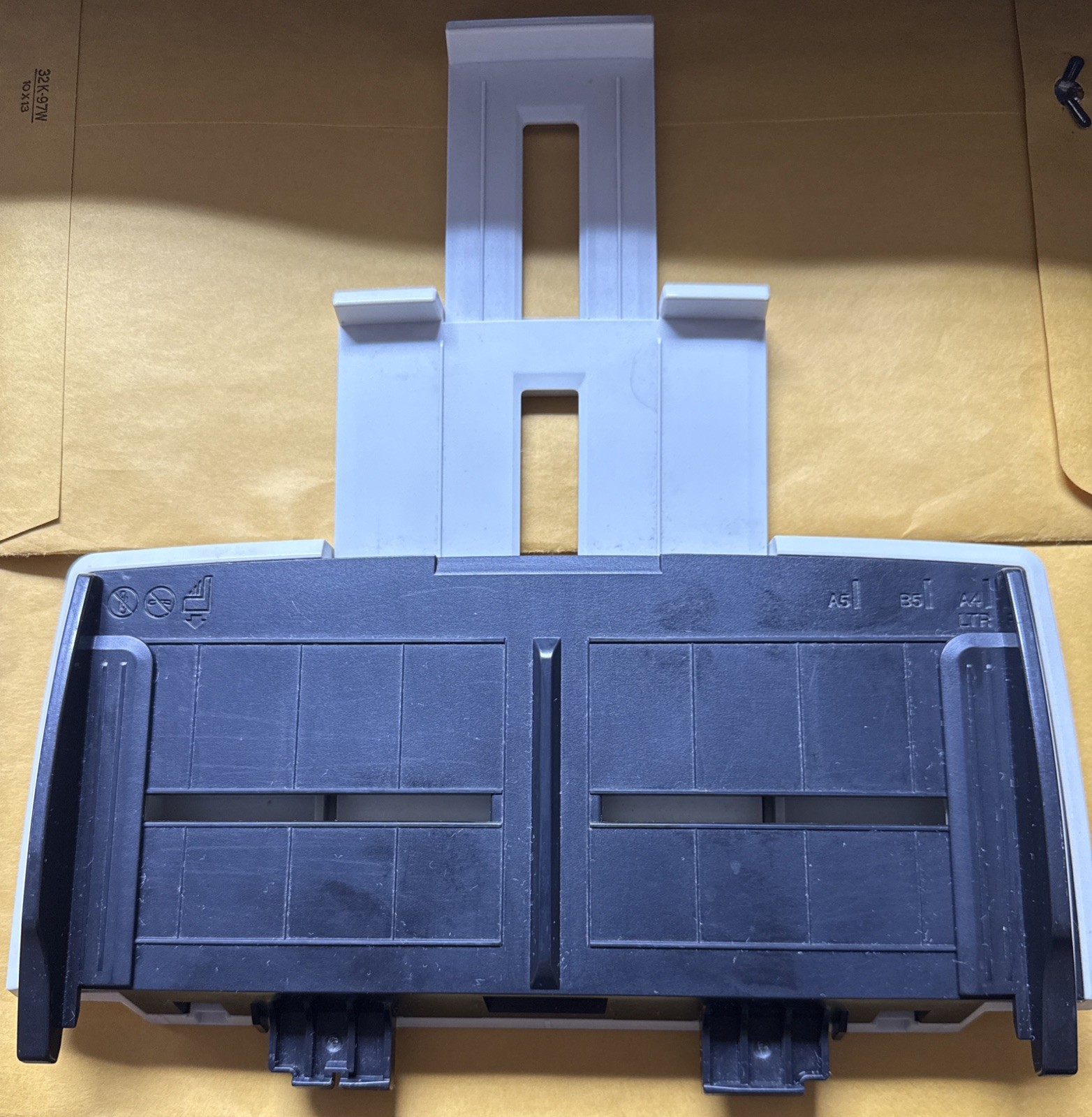 10 QTY- Fujitsu fi-6130Z fi-6130 Scanner Input Tray.  Top Tray Only - No Scanner
