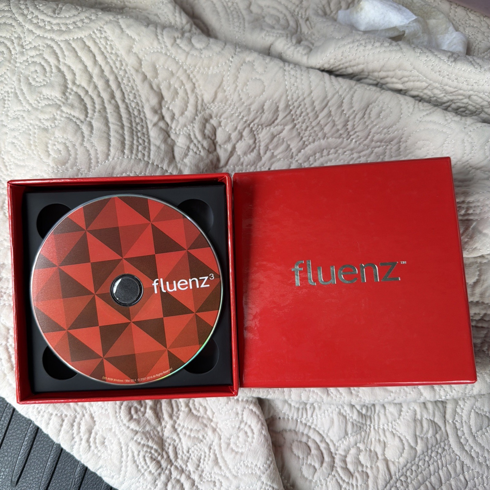 Fluenz™: Version 3 Single Disc Language Learning Program. New. Open box.