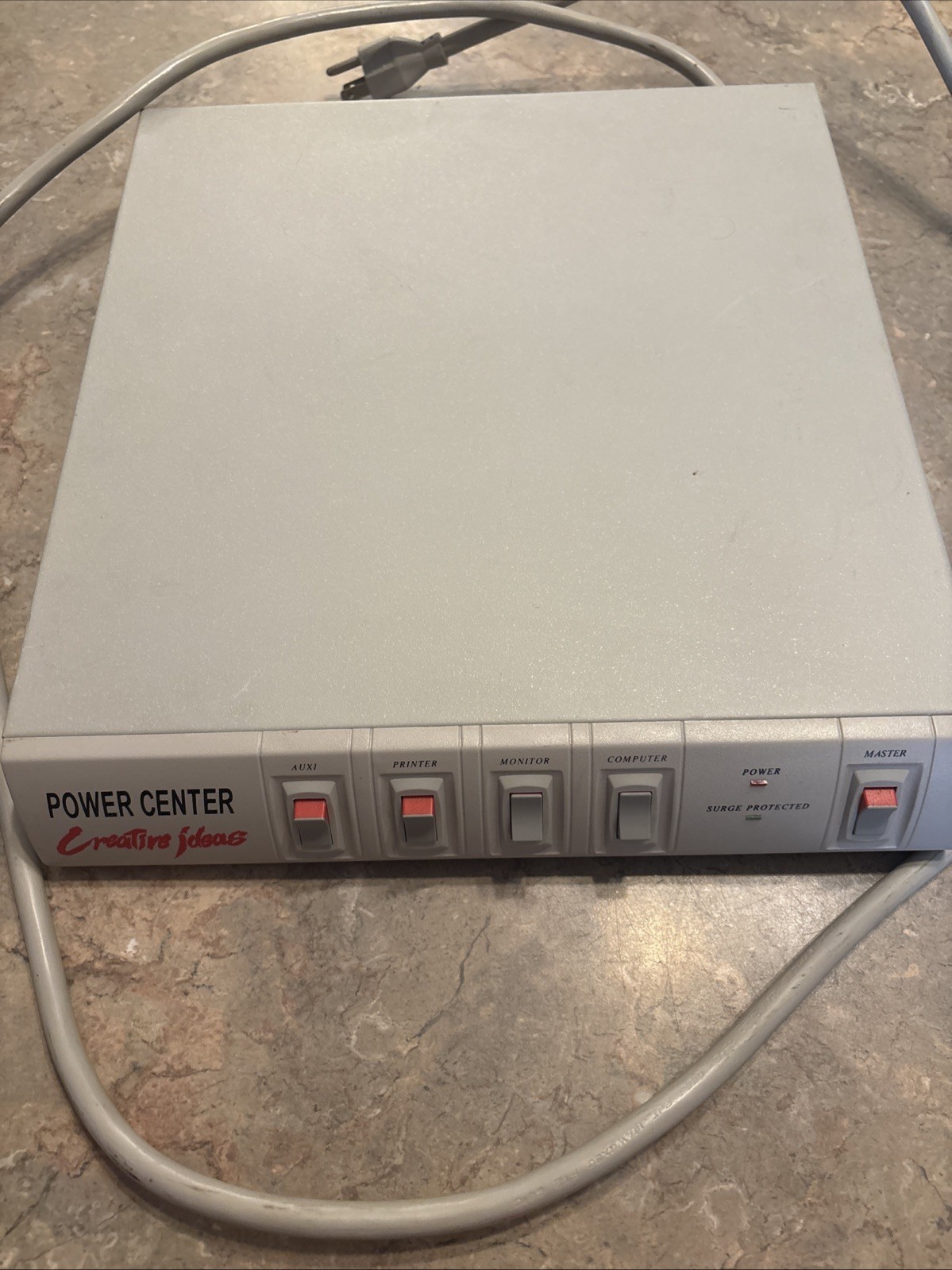 Creative Ideas Power Center PC-0061N Surge Protected PDU 5 Outlets 125V