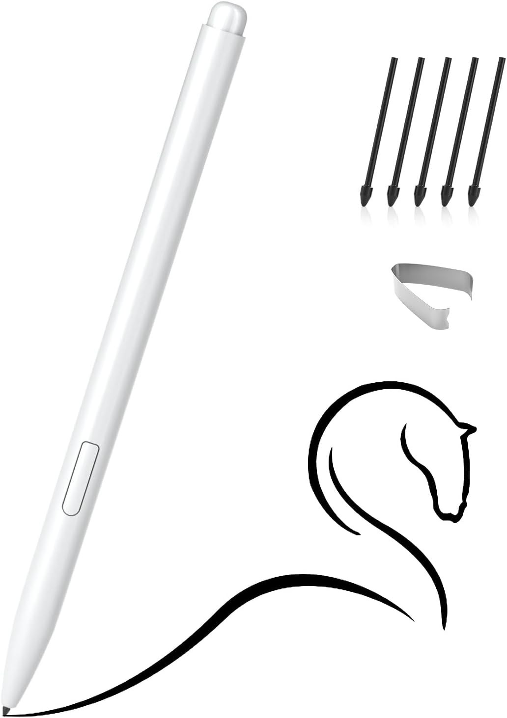 EMR Stylus for Remarkable 2, Magnetic Digital Pen, Eraser, 5 Tips