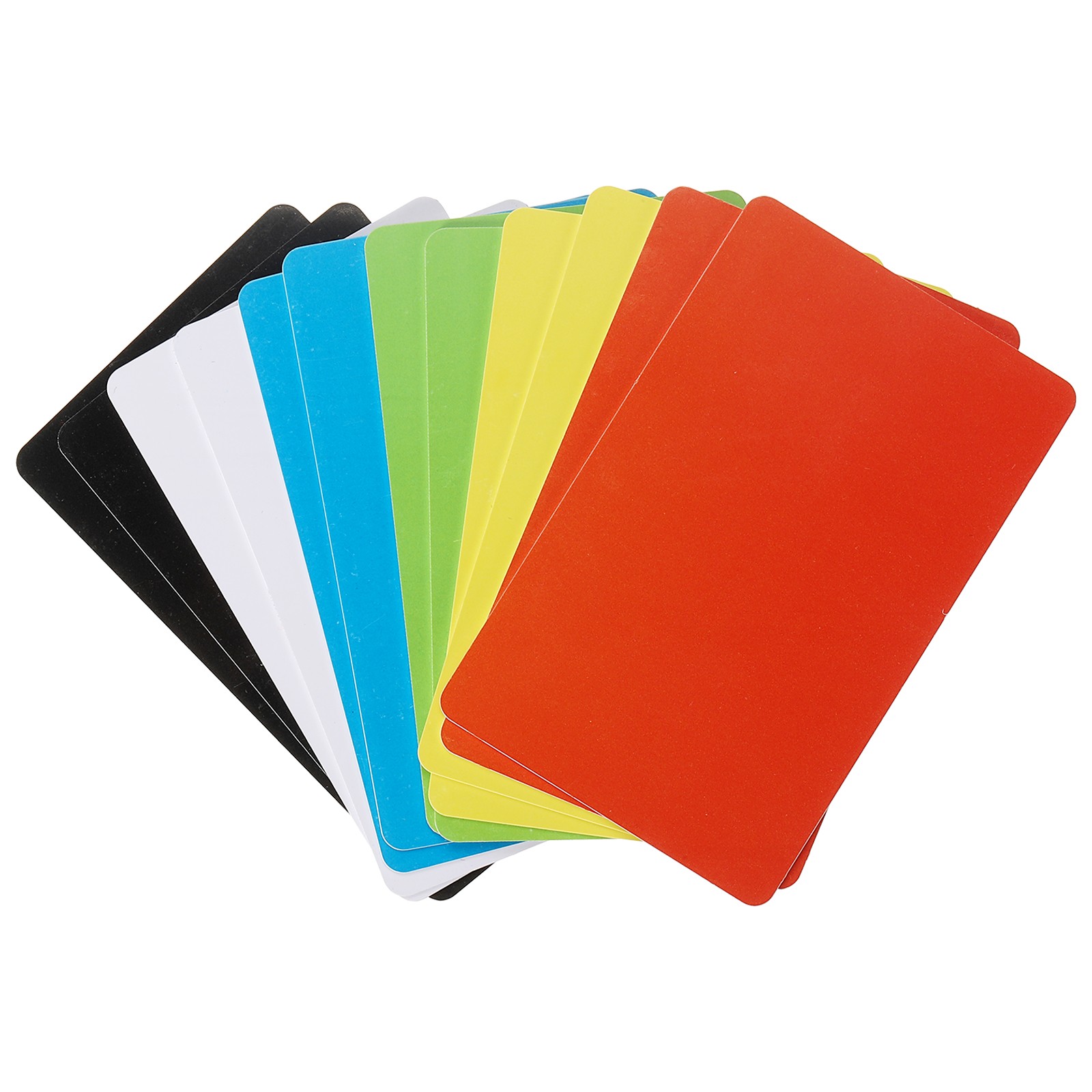 12 Pcs 6 Colors 30 MIL Glossy Blank PVC Cards BUSINESS Inkjet Plastic ID Card