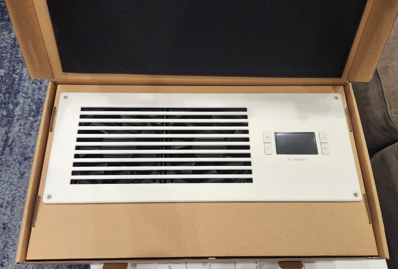 AIRFRAME T7-N, Cooling Fan System 17" Intake, for AV Equipment Rooms & Closets