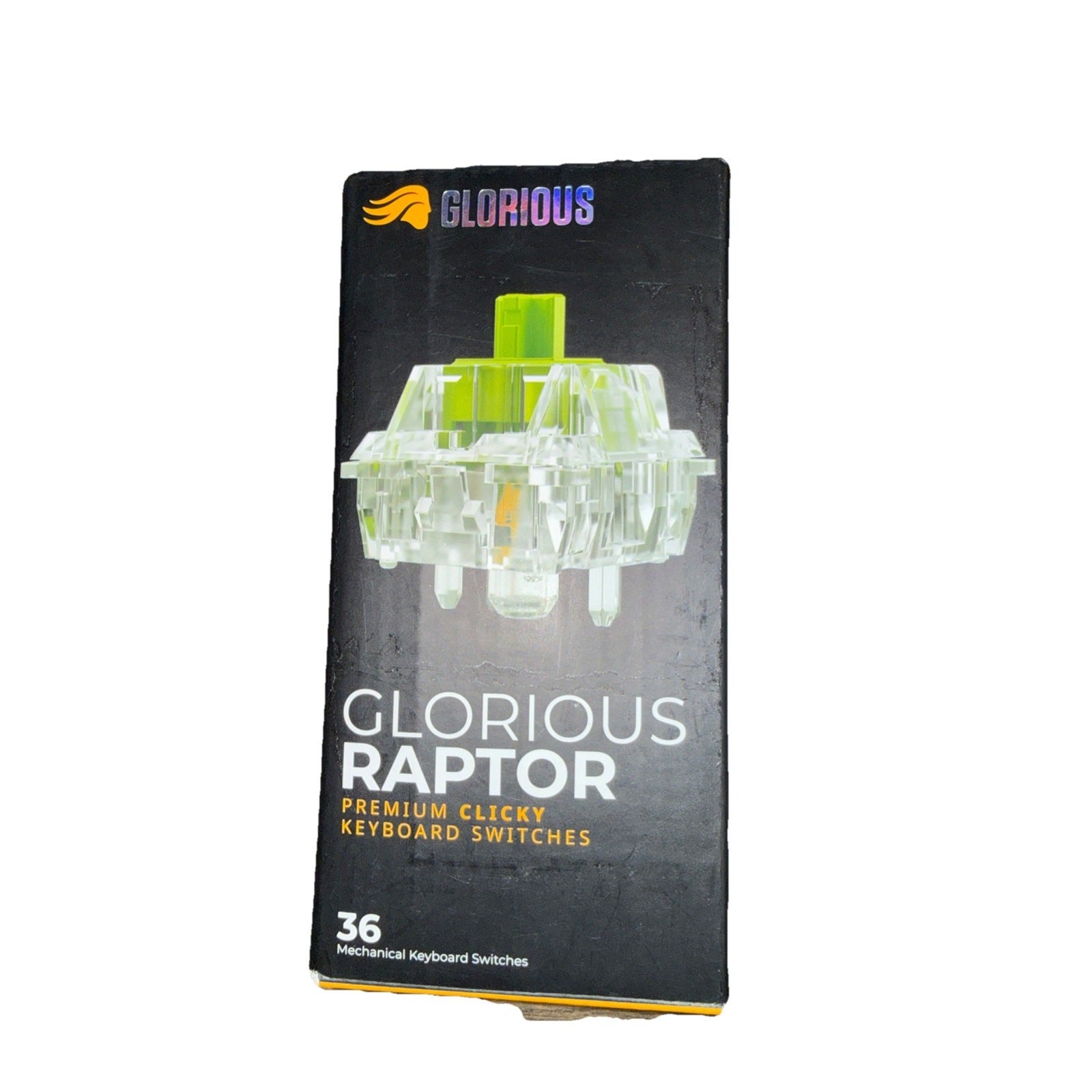 Glorious GLO-SWT-RAPTOR-LUBED Clicky Switches 36 PCS