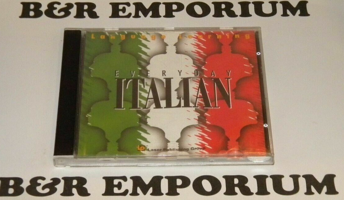 Language Learning: Everyday Italian (1998 Laser Publishing Group) - Used CD-ROM