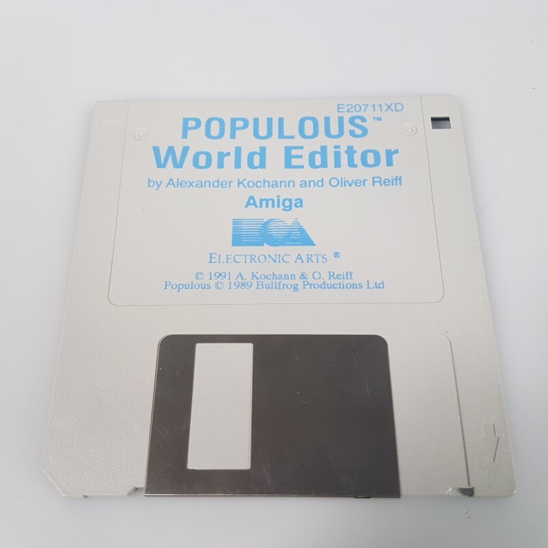 Original Populous World Editor Amiga Game Retro Game for Commodore from 1991