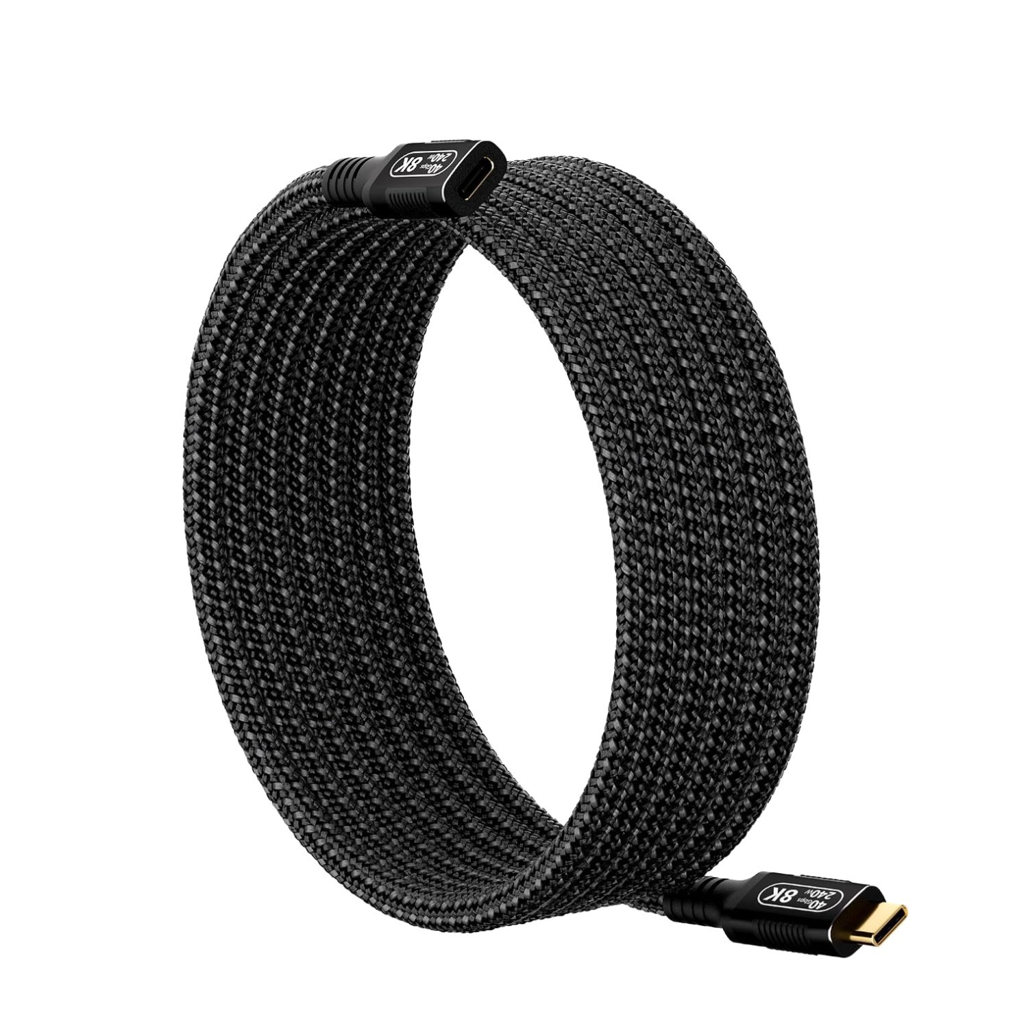 10ft USB-C Extension Cable - Thunderbolt 4/3, 40Gbps