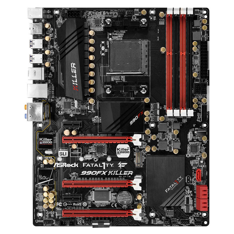 FOR ASROCK FATAL1TY 990FX KILLER AM3+ AMD 990FX USB 3.0 M.2 MOTHERBOARD