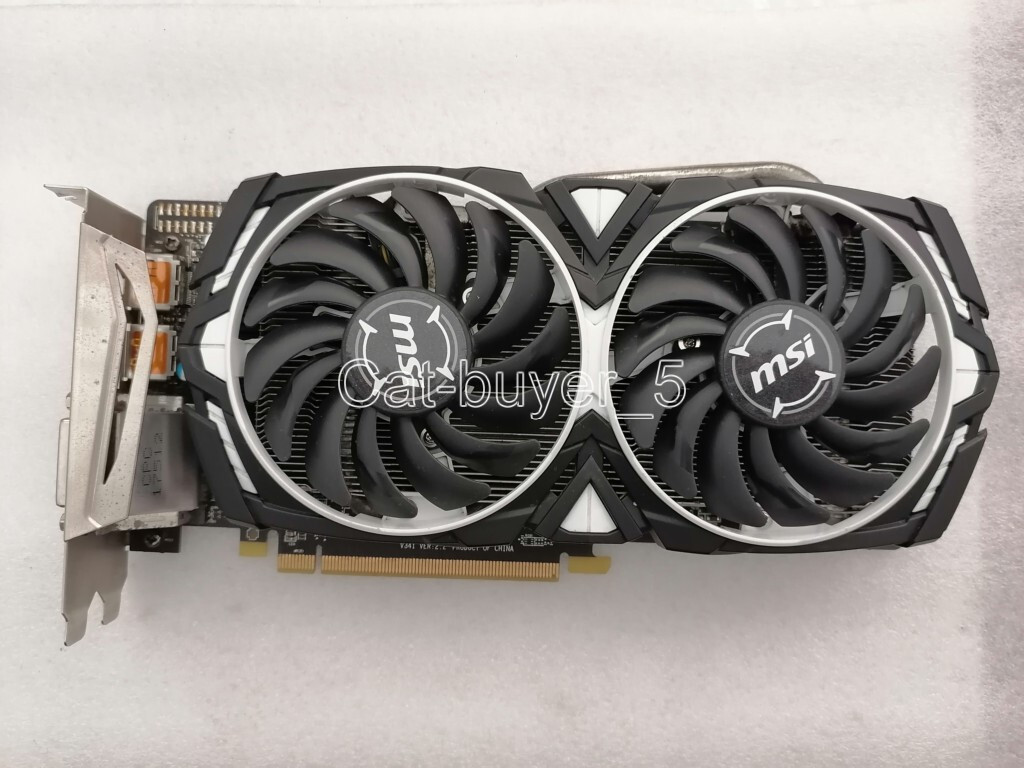 MSI Radeon ARMOR RX580 8GB 2048SP GDDR5 Graphics Video Card DP DVI  HDMI