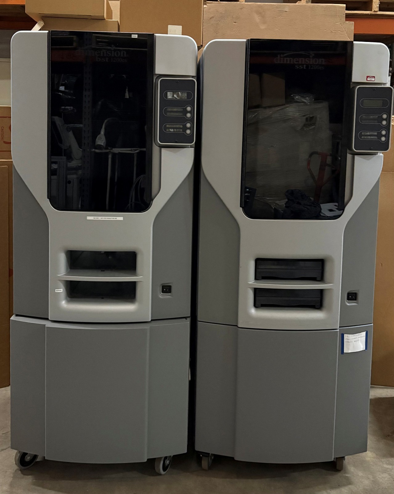 LOT OF 2 PARTS OR REPAIR STRATASYS DIMENSION SST 1200es INDUSTRIAL 3D PRINTER
