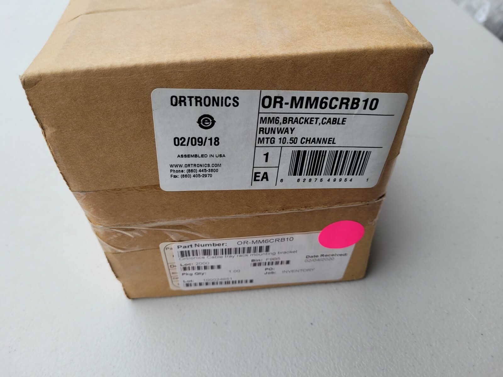 New in Box Legrand Ortronics Mighty Mo Cable Runway Bracket OR-MM6CRB10