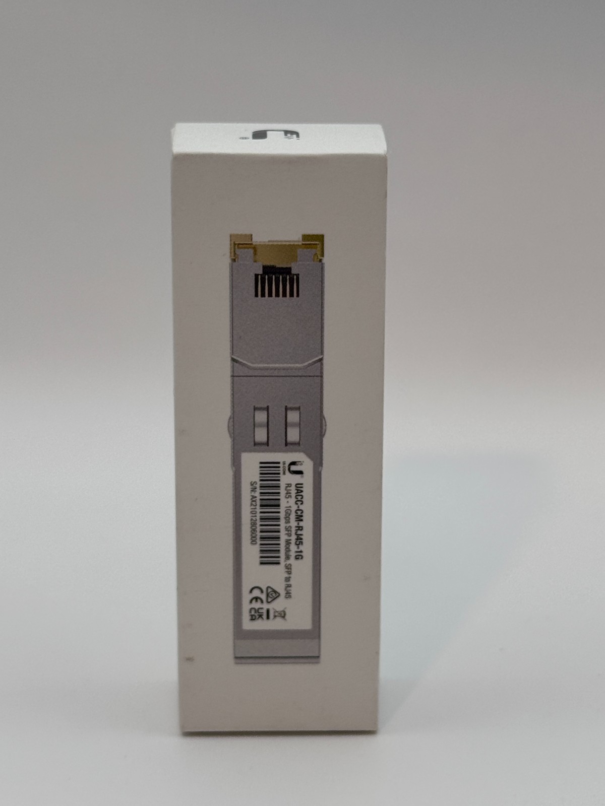 NEW IN BOX Ubiquiti Unifi Transceiver Module, SFP to RJ45, UACC-CM-RJ45-1G