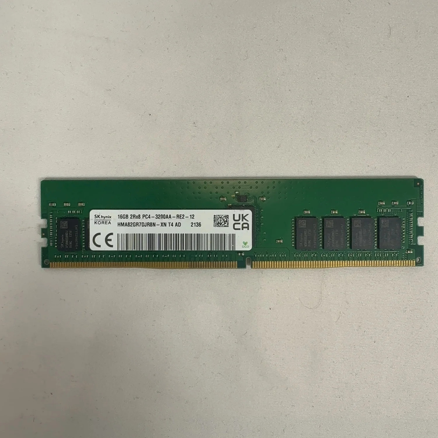 SK Hynix Server Memory 16GB (1x16GB) RAM DDR4 3200MHz HMA82GR7DJR8N-XN