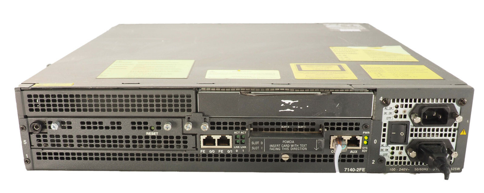 Cisco 7140-2FE 7100 Series Router with dual 525W PSU
