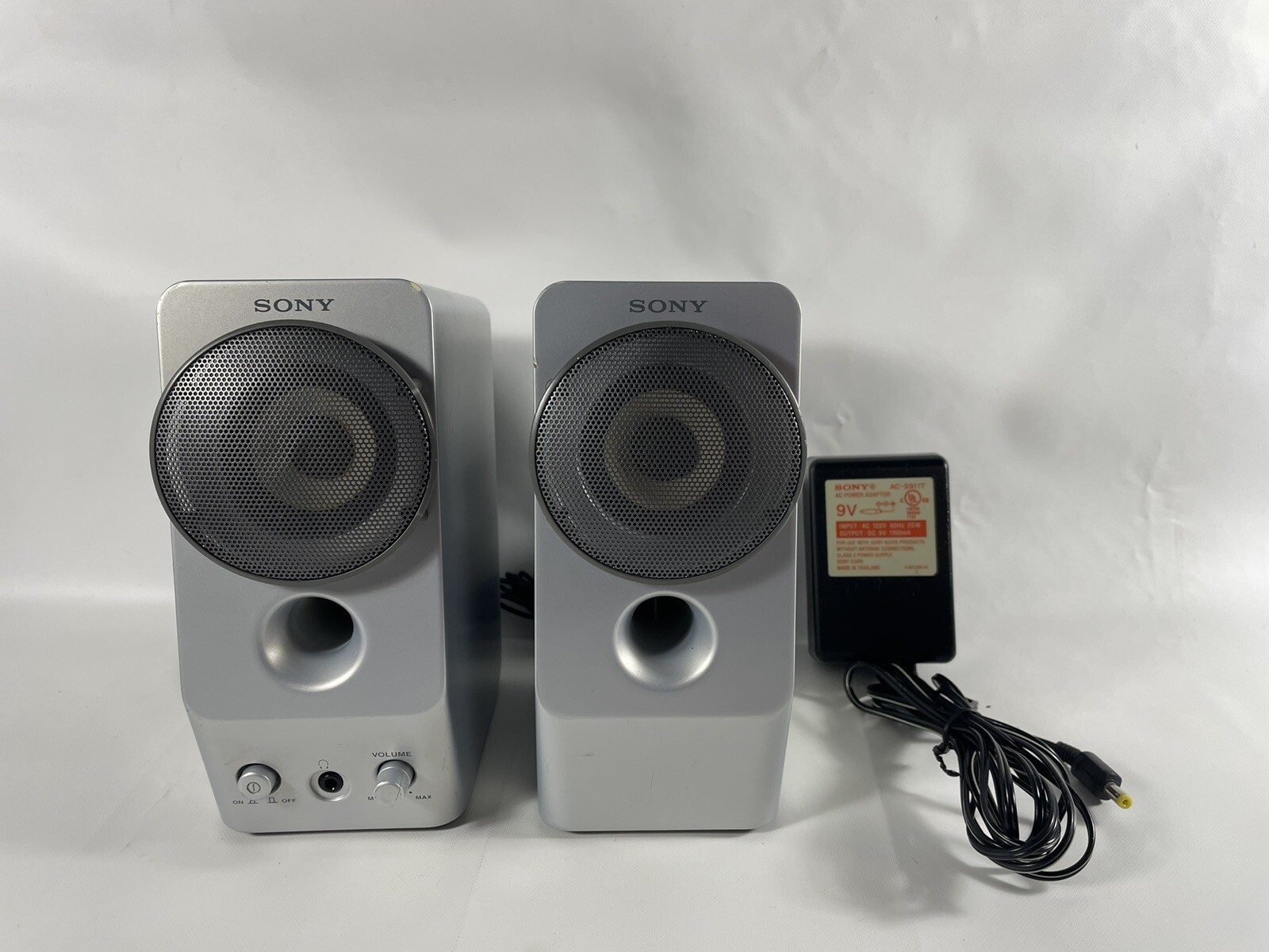 SONY Satellite Active Computer Speakers SRS-Z510 W/ Power Supply Tested GWC