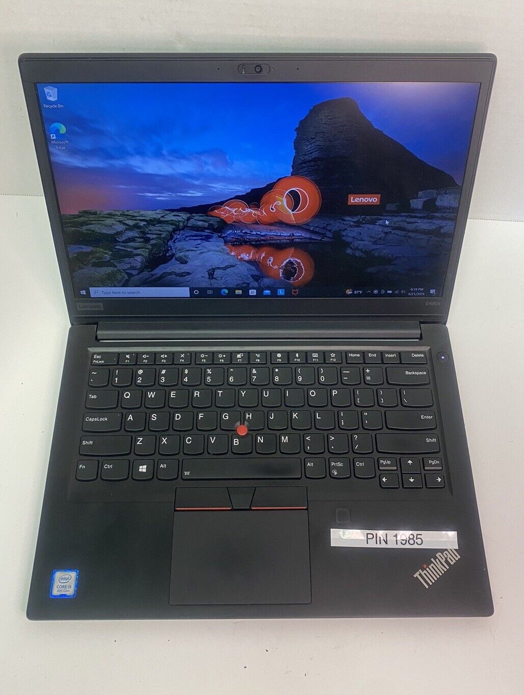 Lenovo ThinkPad E490s Intel Core i5-8265U 1.6GHz 256GB  WINDOWS 10 PRO