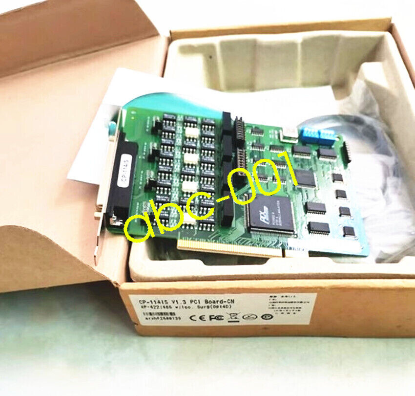 MOXA CP-114IS RS232 422 485 Universal PCI4 Serial Card Photoelectric Isolation
